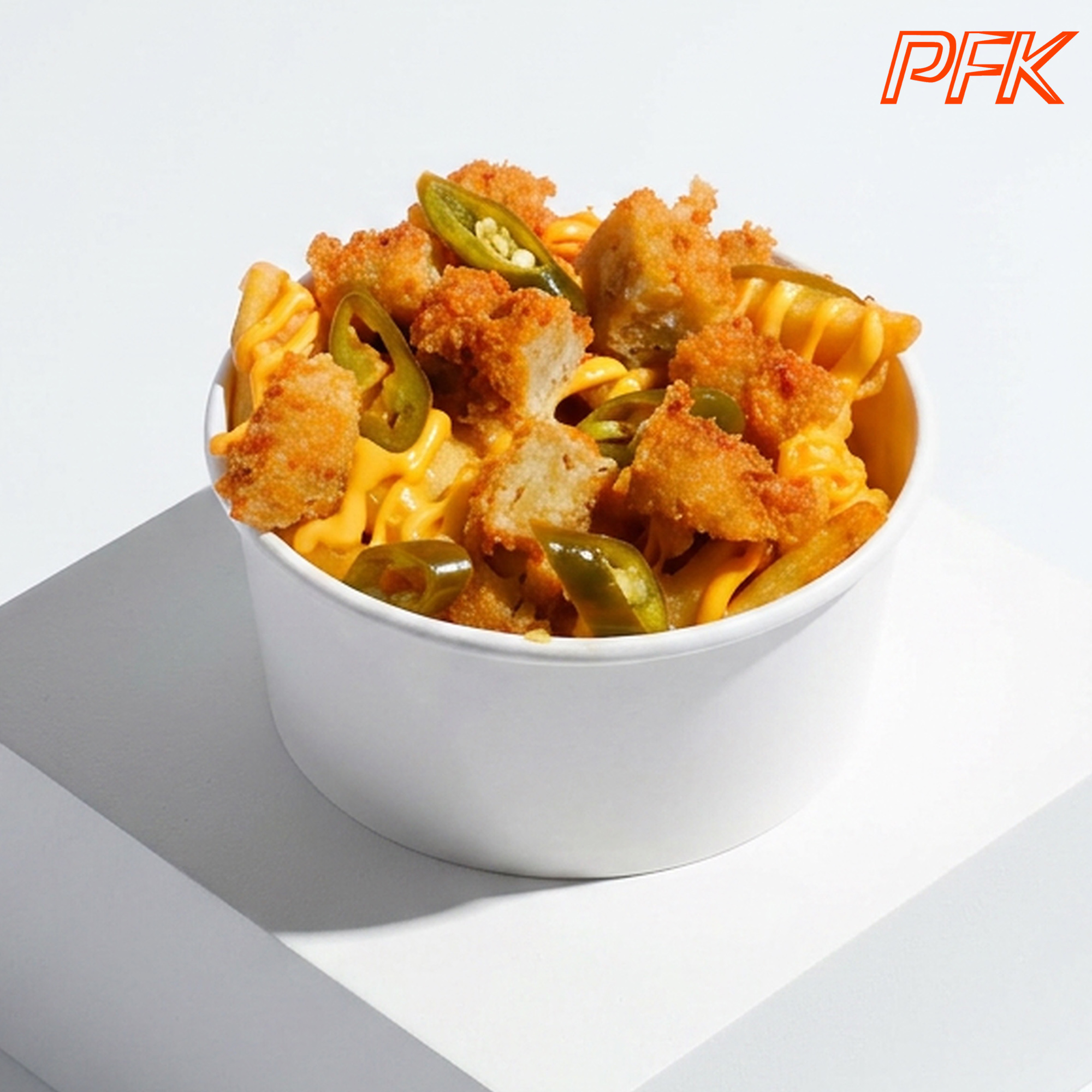 بطاطس مقلية بالدجاج