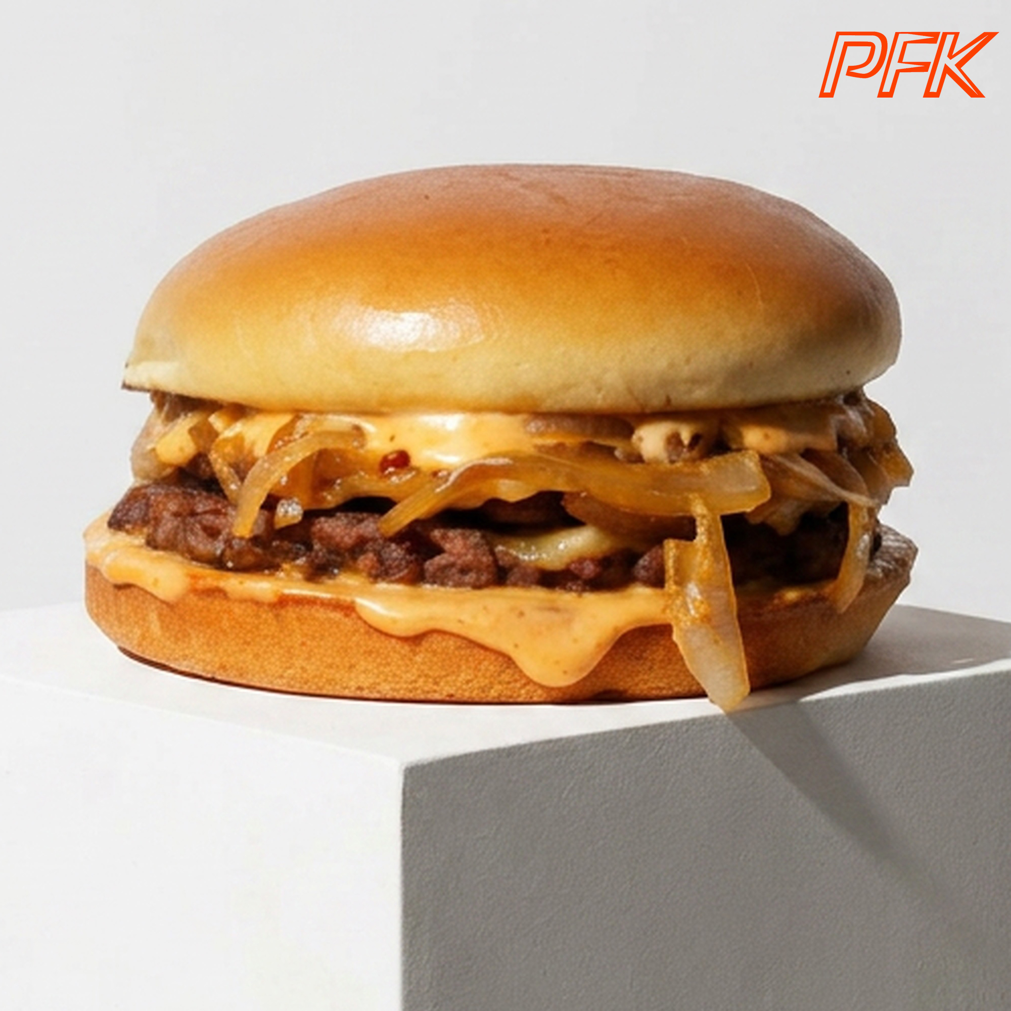 Double Smashed Cheese Burger